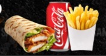 Mini Wrap Fries and Drink (Chicken)