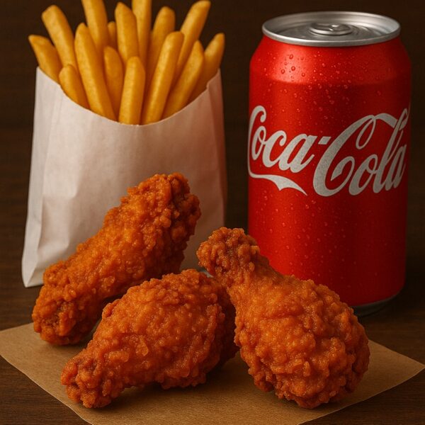 3 Wings and Fries & Drink