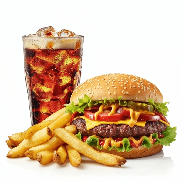 Mini Cheese Burger (Fries & Drink)